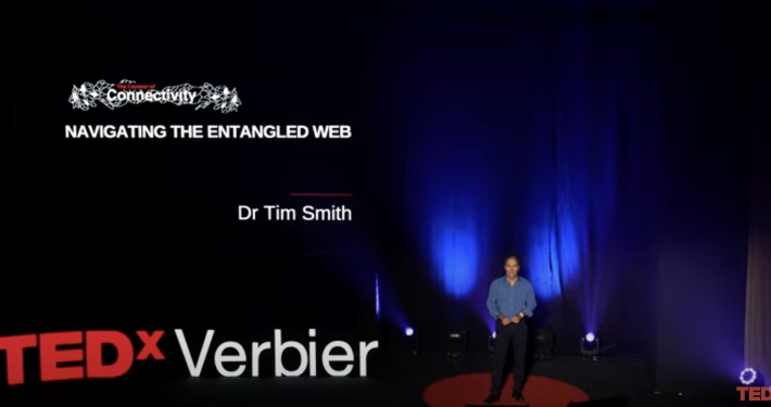 TED-Talk “Navigating the Entangled Web” by Dr. Tim Smith (CERN) in Verbier.