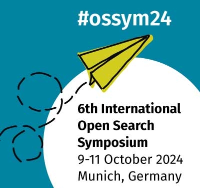 #ossym24 Open Search Symposium Keyvisual